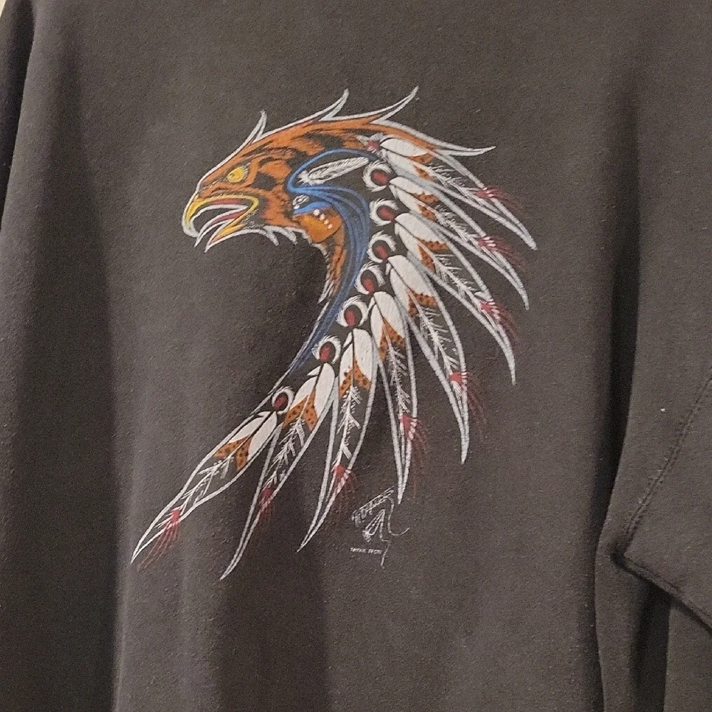 Seattle Black Long Sleeve Henley Shirt - Picture 4 of 8